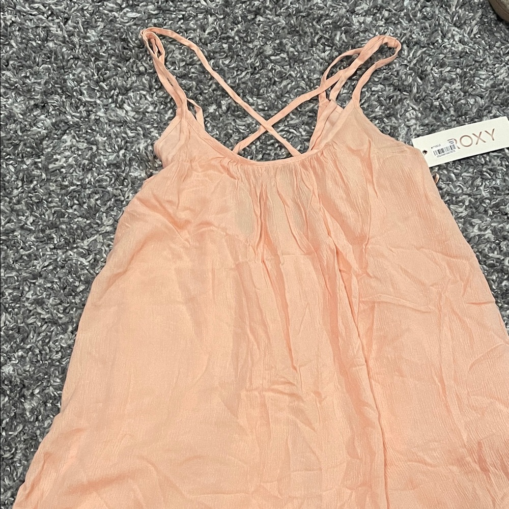 Roxy Coral Strappy Sundress